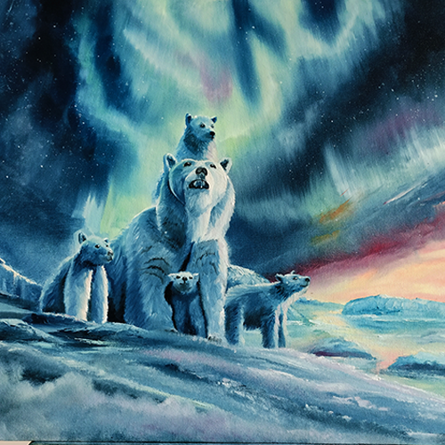 As the heavens unfold